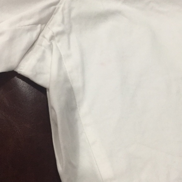 Club Room White Khaki Chino Flat Front Shorts 38 - Picture 8 of 9